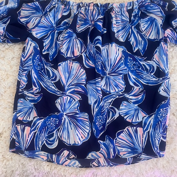 Lily Pulitzer Off the Shoulder Top - Picture 2 of 4